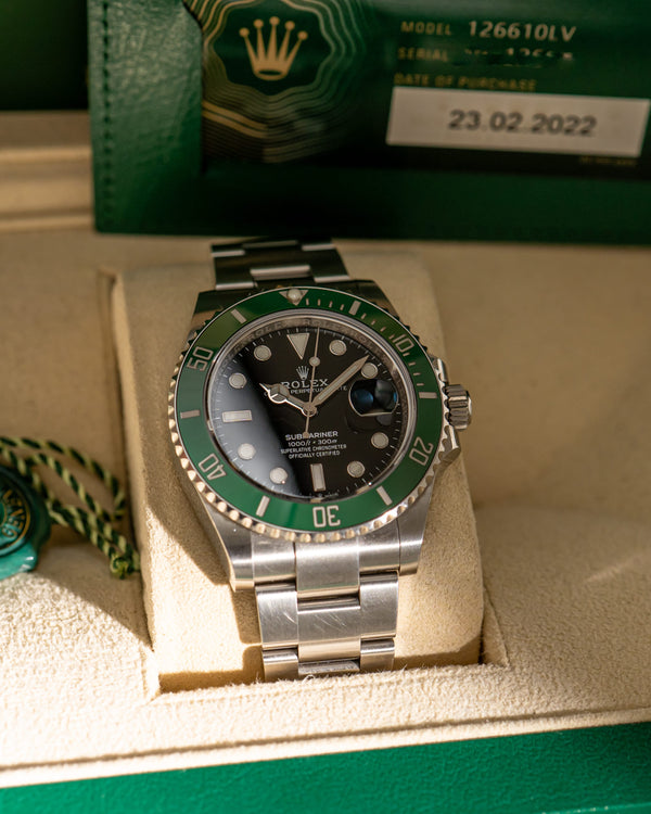 Rolex Watch Submariner Date 126610LV "Starbucks" / "Cermit" - Full Set - 2022