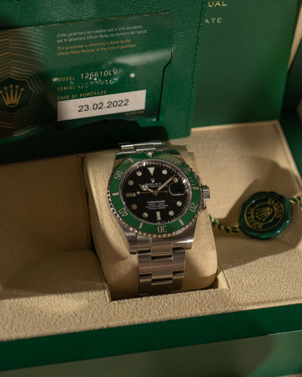 Rolex Submariner Date 126610LV – “Starbucks” – Full Set (2022)
