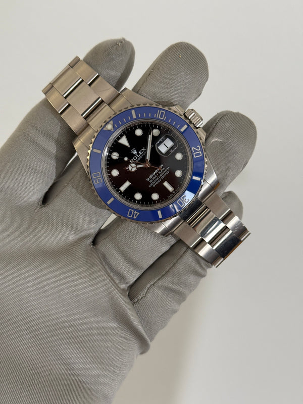 Rolex Watch Submariner Date 126619LB - Cookie Monster - White Gold - Full Set - 2021