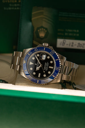 Rolex Watch Submariner Date 126619LB - Cookie Monster - White Gold - Full Set - 2021