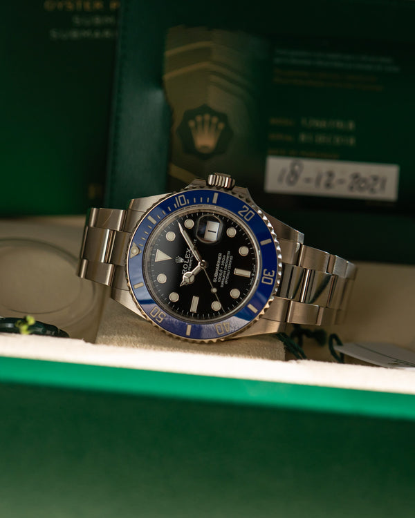 Rolex Watch Submariner Date 126619LB - Cookie Monster - White Gold - Full Set - 2021