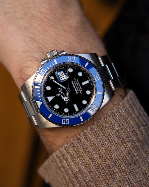 Submariner Date 126619LB – “White Gold Bluesy” – Full Set (2025