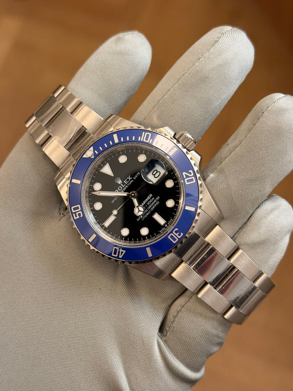 Rolex Submariner Date 126619LB – “White Gold Bluesy” – Full Set (2025)