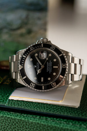 Rolex Watch Submariner Date 16610 - Black - Full Set - Swedish Sold - 2001