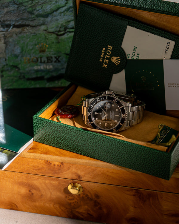 Rolex Watch Submariner Date 16610 - Black - Full Set - Swedish Sold - 2001