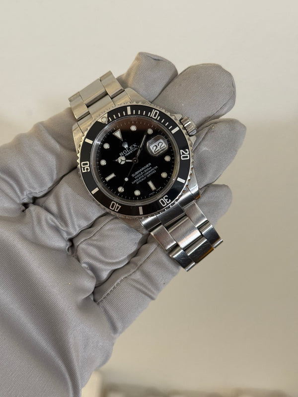 Rolex Watch Submariner Date 16610 - Black - Full Set - Swedish Sold - 2001