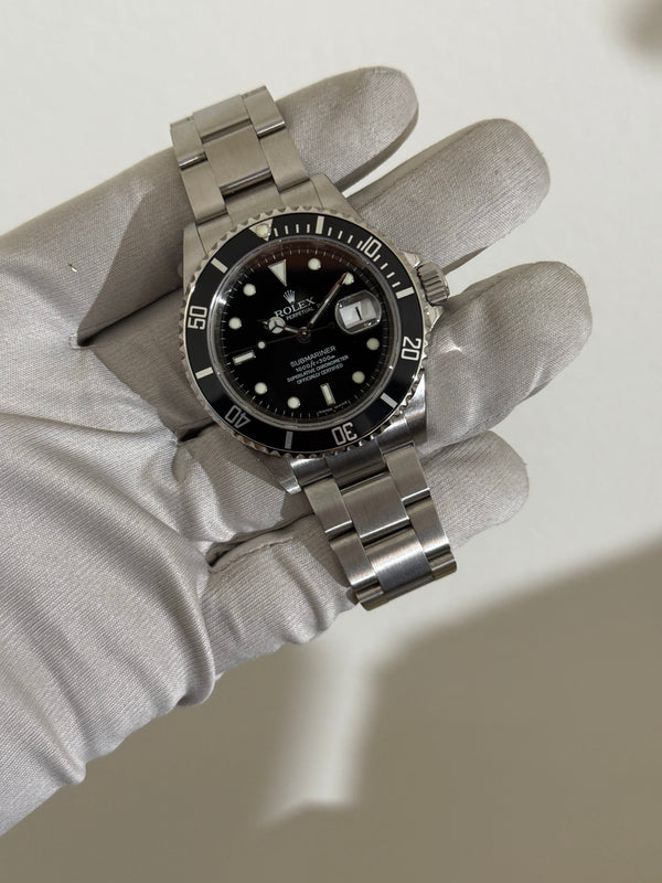 Rolex Watch Submariner Date 16610 - NOS Fully Stickered - Full Set - 2008