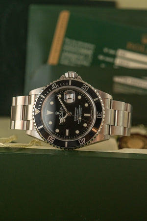 Rolex Watch Submariner Date 16610 - NOS Fully Stickered - Full Set - 2008