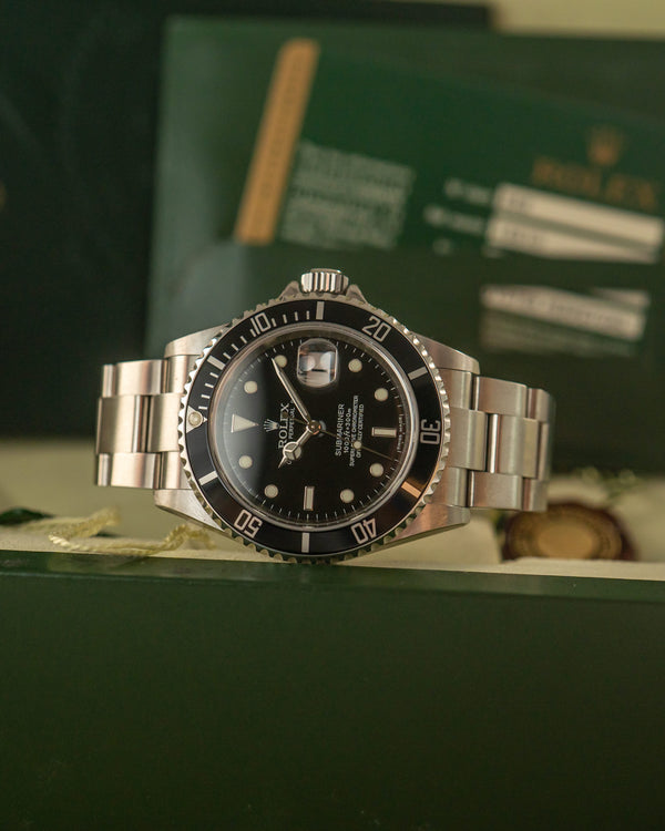 Rolex Watch Submariner Date 16610 - NOS Fully Stickered - Full Set - 2008