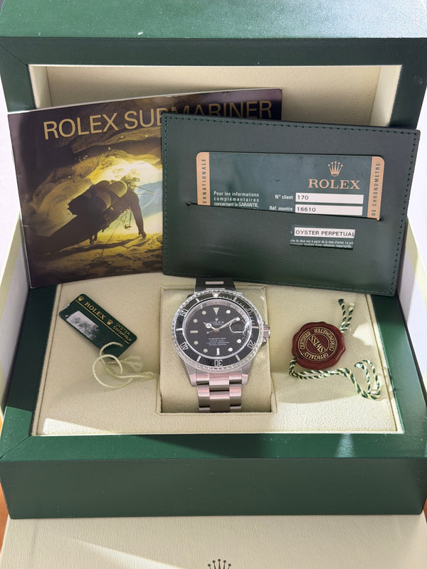 Rolex Watch Submariner Date 16610 - NOS Fully Stickered - Full Set (2009)