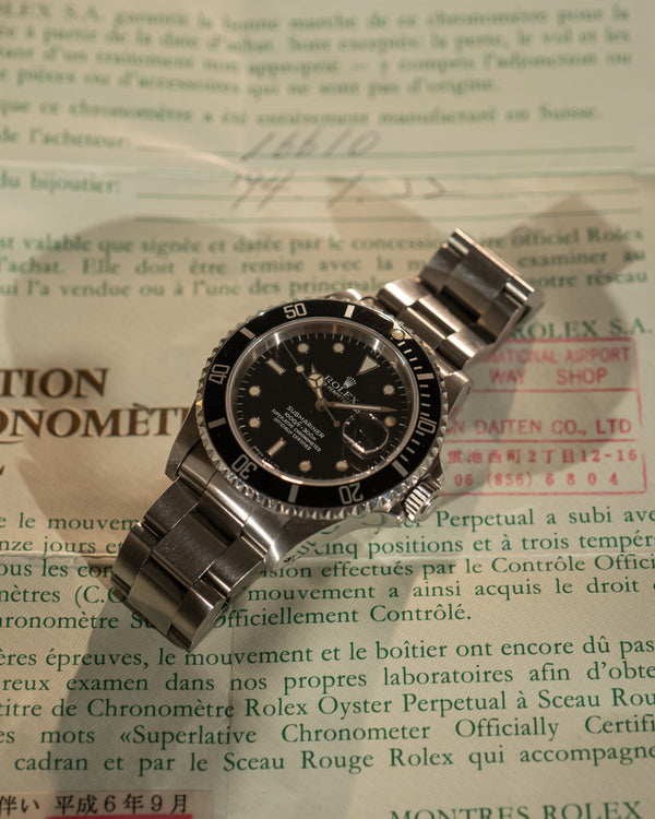 Rolex Submariner Date 16610 – With papers (1994)