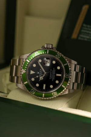 Rolex Submariner Date 16610LV Kermit - Box & Card (2007)