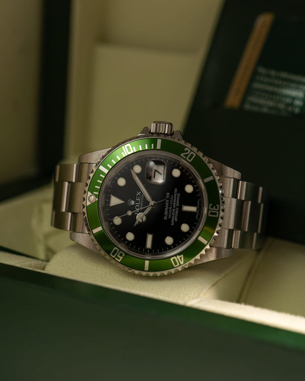 Rolex Submariner Date 16610LV Kermit - Box & Card (2007)