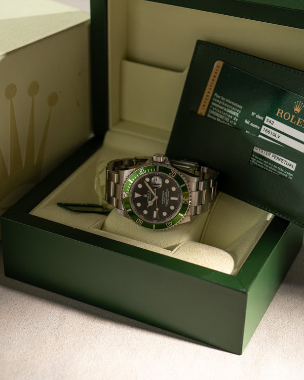 Rolex Submariner Date 16610LV Kermit - Box & Card (2007)