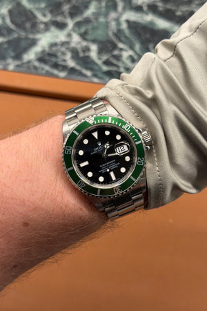 Rolex Submariner Date 16610LV - “Kermit” MK1 Bezel - Z Serial - Watch Only