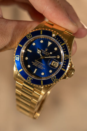 Rolex Submariner Date 16618 – Blue Dial – Watch Only (ca. 2007)