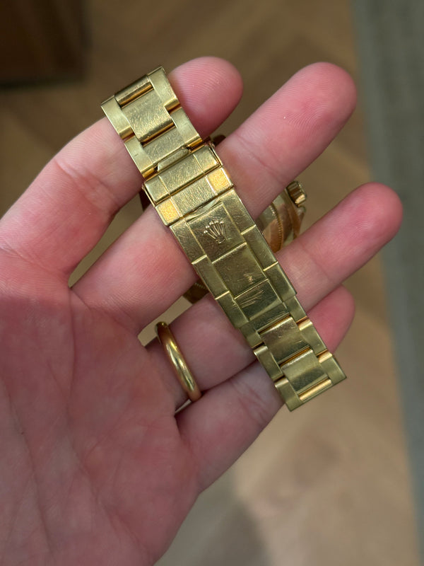 Rolex Watch Submariner Date 16808 - 18K Yellow Gold Blue Nipple Dial - Watch Only