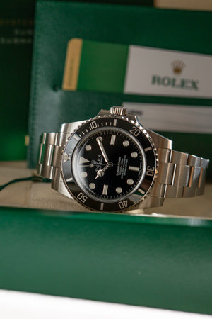 Rolex Watch Submariner No-Date 114060 - Black Cerachrom - Full Set - 2019