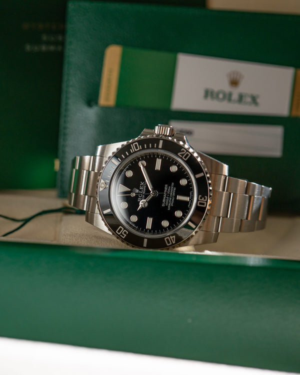 Rolex Watch Submariner No-Date 114060 - Black Cerachrom - Full Set - 2019