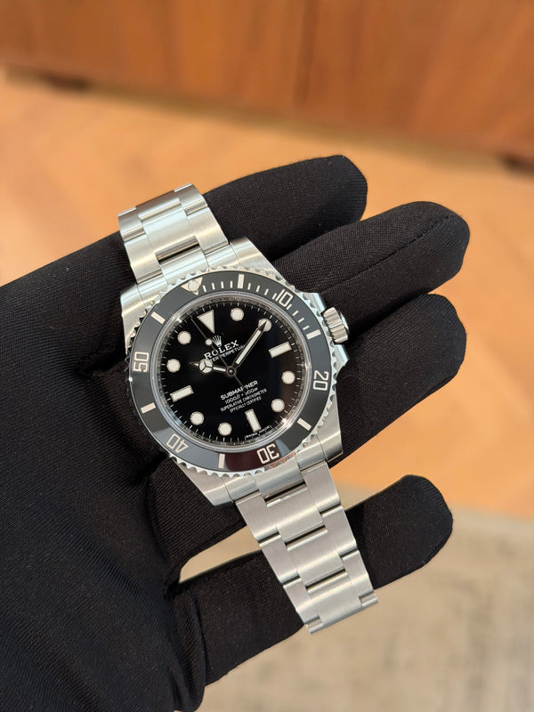 Rolex Watch Submariner No-Date 114060 - Black Cerachrom - Full Set - 2019