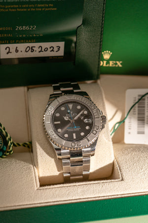 Rolex Yacht-Master 37 268622 - Rhodium Dial - Full Set (2023)