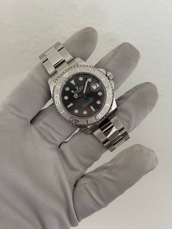 Rolex Watch Yacht-Master 37 268622 - Rolesium - Dark Rhodium Dial - Full Set