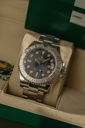 Rolex Yacht-Master 40 116622 - Rhodium Dial - Full Set (2018)