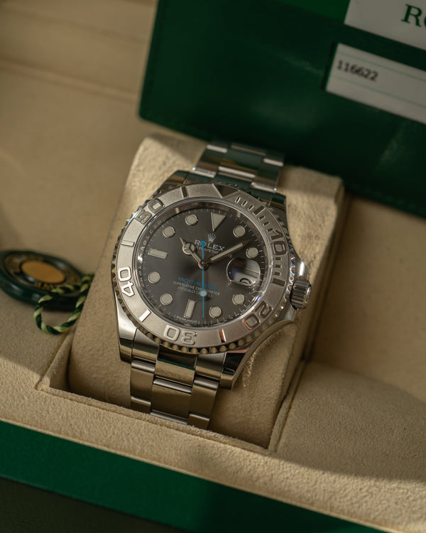 Rolex Yacht-Master 40 116622 - Rhodium Dial - Full Set (2018)