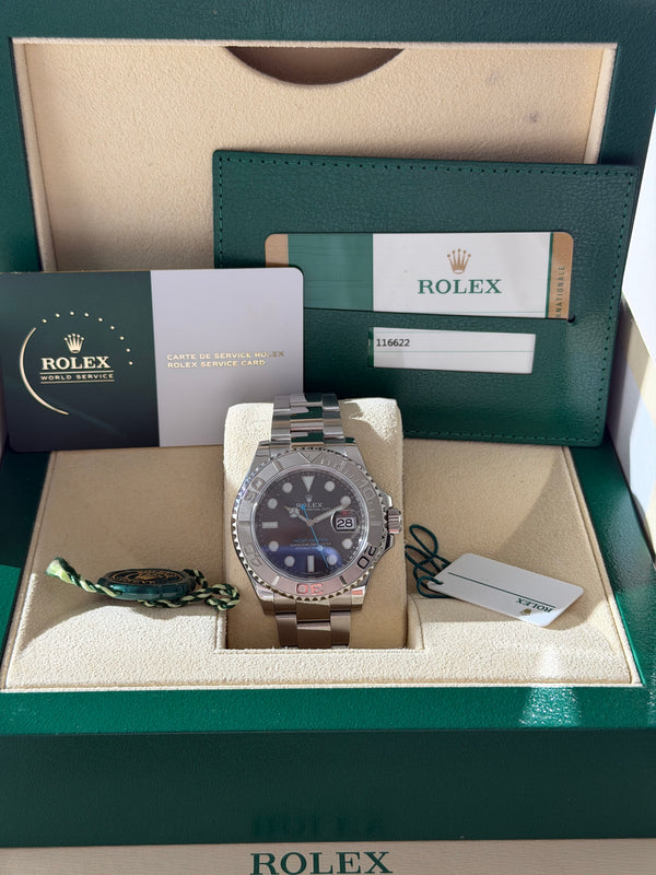 Rolex Watch Yacht-Master 40 116622 - Rhodium Dial - Full Set - 2018