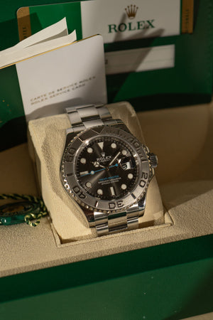 Rolex Yacht-Master 40 126622 Rhodium – Full Set (2019, Serviced 2025)