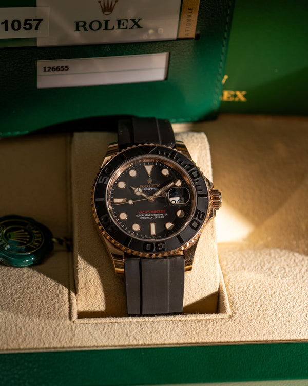 Rolex Yacht-Master 40 126655 - Everose Gold - Full Set (2019)