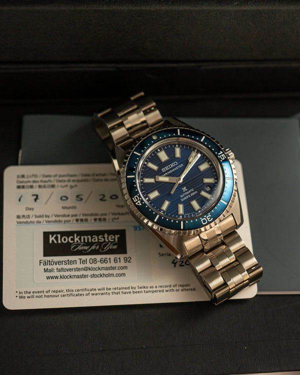 Seiko Watch Prospex Marinemaster 1965 Diver's Re-interpretation SJE119J1 - Blue-Water - Full Set - 2026