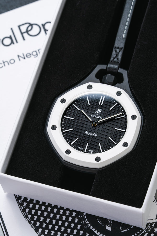 Swatch x Audemars Piguet Watch Royal Pop Ocho Negro - Black Bioceramic - Full Set - 2026