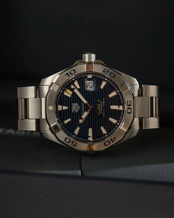 TAG Heuer Aquaracer Calibre 5 WBD2112 - Blue Dial - Full Set (2021)