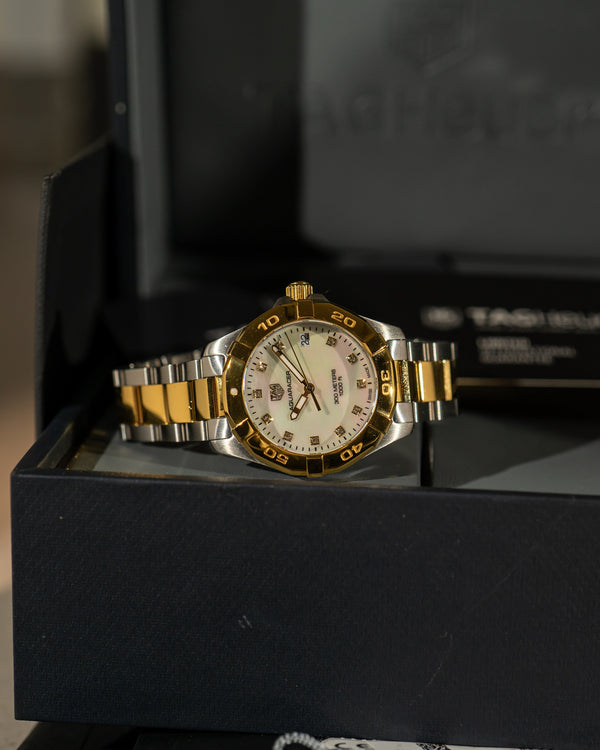 TAG Heuer Aquaracer Lady WBD1322 - Mother of Pearl Diamond Dial - Full Set