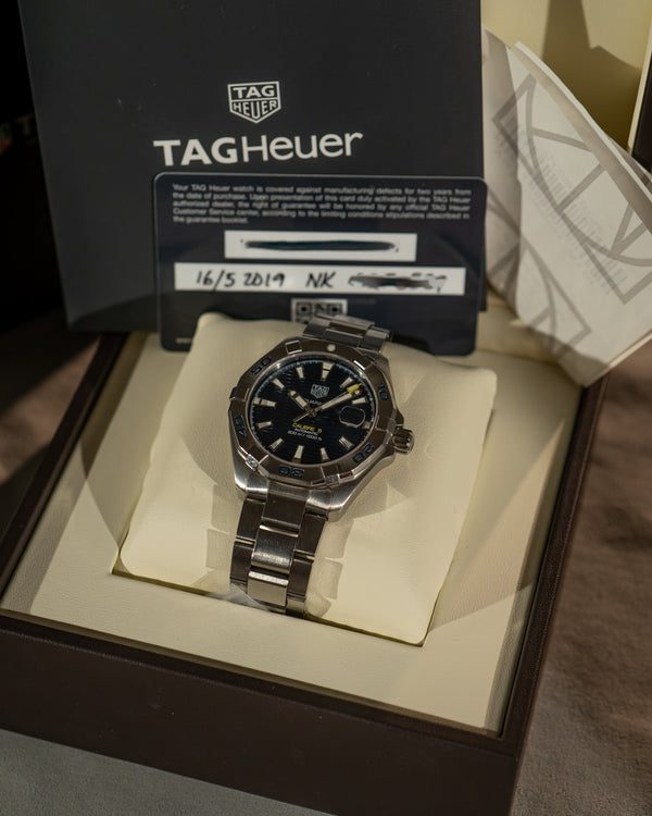 TAG Heuer Aquaracer WAY2012.BA0927 - Calibre 5 - Blue Dial - Full Set (2019)
