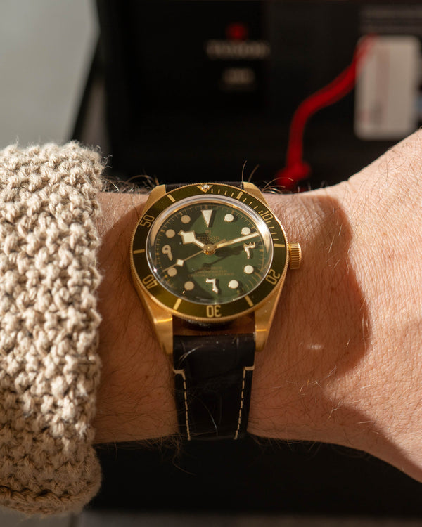 Tudor Black Bay Fifty-Eight Abu Dhabi Edition 79018V - 18kt Gold - Green Dial (2022)
