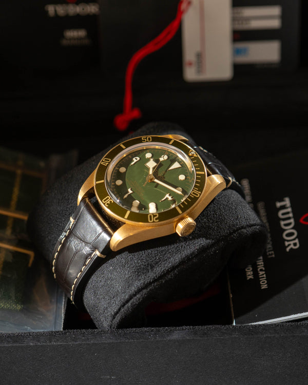 Tudor Black Bay Fifty-Eight Abu Dhabi Edition 79018V - 18kt Gold - Green Dial (2022)