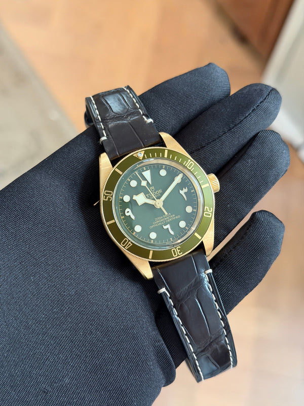 Tudor Black Bay Fifty-Eight Abu Dhabi Edition 79018V - 18kt Gold - Green Dial (2022)