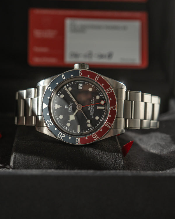 Tudor Watch Black Bay GMT 79830RB - Pepsi - Full Set - Swedish AD - 2018