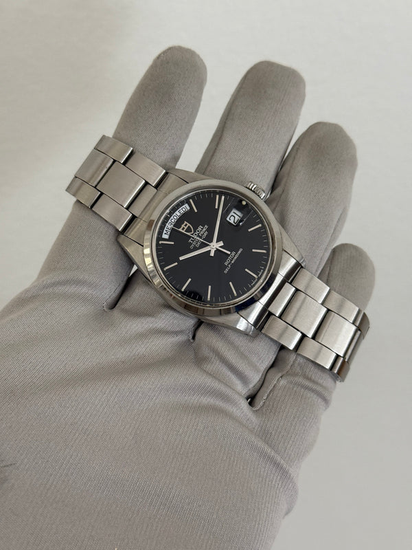 Tudor Watch Oyster Prince Date-Day 94500 - Black Dial - Full Set - 1994