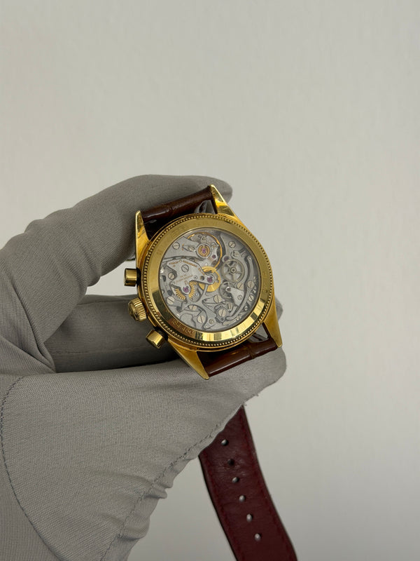 Universal Geneve Watch Compax 184.450 - 18K Yellow Gold No. 45 Limited Edition of 100 - Box & Papers - 1995