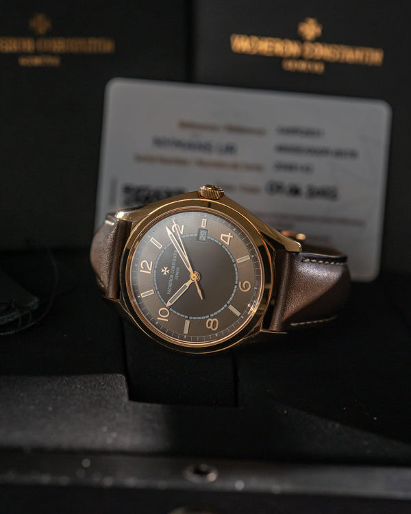 Vacheron Constantin Watch Fiftysix Self-Winding 4600E/000R-B576 - Pink Gold Sepia Brown Dial - Full Set - 2022