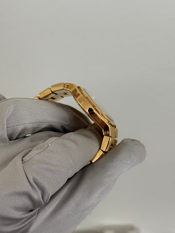 Vacheron Constantin Watch Overseas 42050/423J-8480 - 18k Yellow Gold - Silver Guilloché Dial - Bucherer CPO 2021