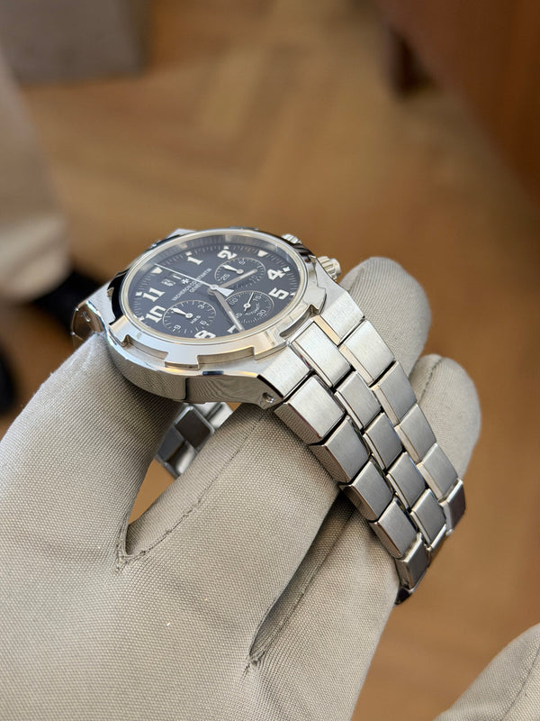 Vacheron Constantin Overseas Chronograph 49140 - Black "Military" Dial - Watch Only (1999-2004)