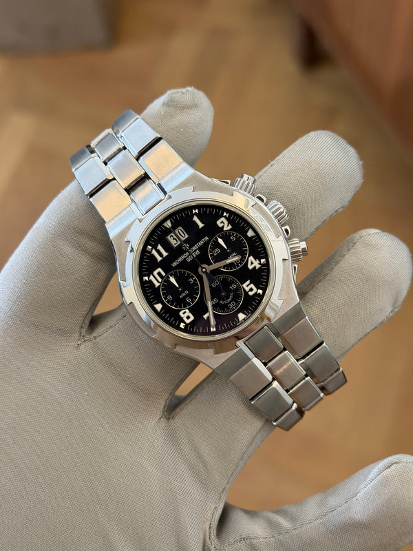 Vacheron Constantin Overseas Chronograph 49140 - Black "Military" Dial - Watch Only (1999-2004)