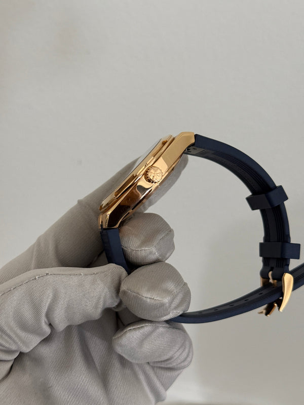 Vacheron Constantin Watch Overseas Self-Winding 4500V/110R - Pink Gold Blue Dial - Full Set - 25% VAT - 2021
