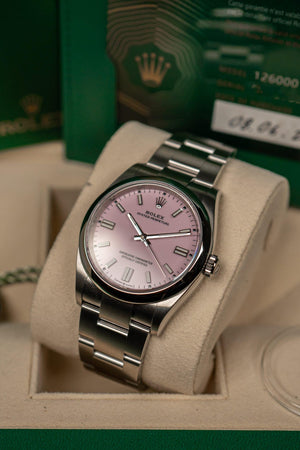 Rolex Oyster Perpetual 36 - Candy Pink - Full Set 2023